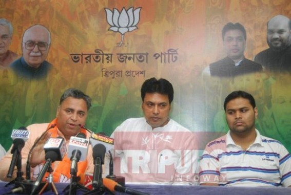 Sunil Deodhar held press meet : asks Badal Choudhry to take back his words against Central & Assam Govt